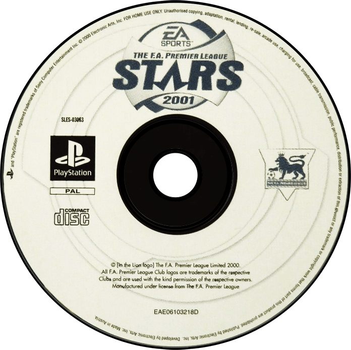 The FA Premier League Stars 2001 screenshot 3 for Playstation